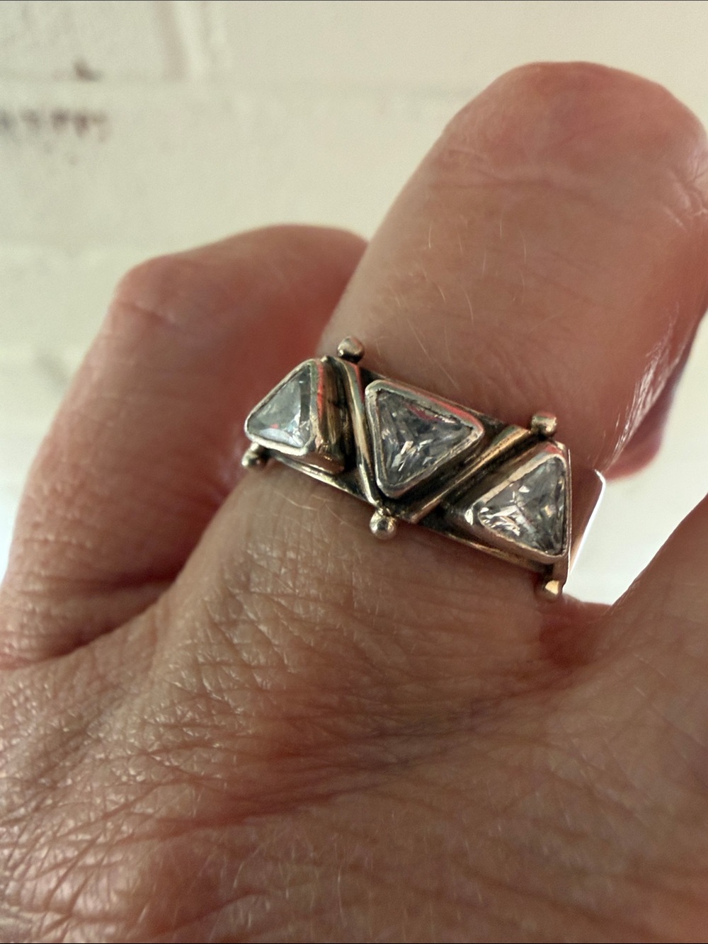 Sterling crystal band